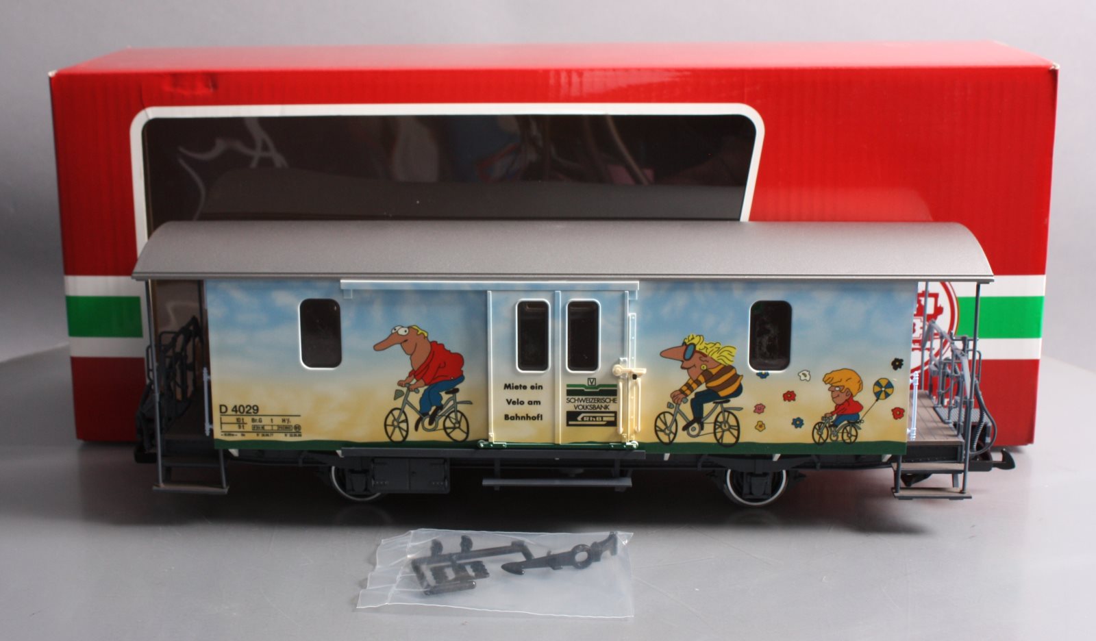 LGB 34555 G RhB Fahrradwagen Bicycle Car – Trainz