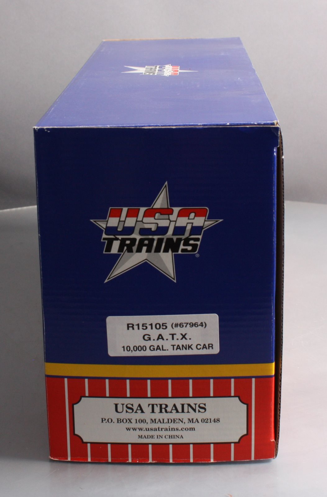 USA Trains R15105 G G.A.T.X. 10,000 Gallon Tank Cars #67964