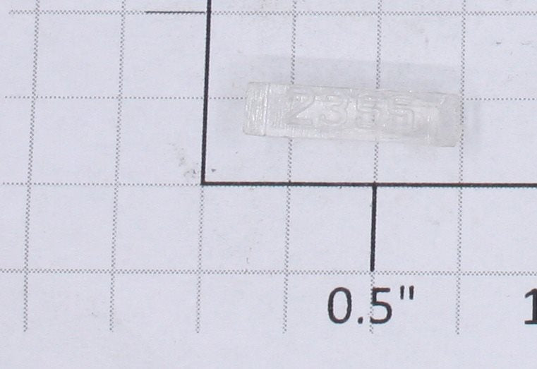 Lionel 2355-6 Clear Right Hand Raised Number Marker Lens/Number Board