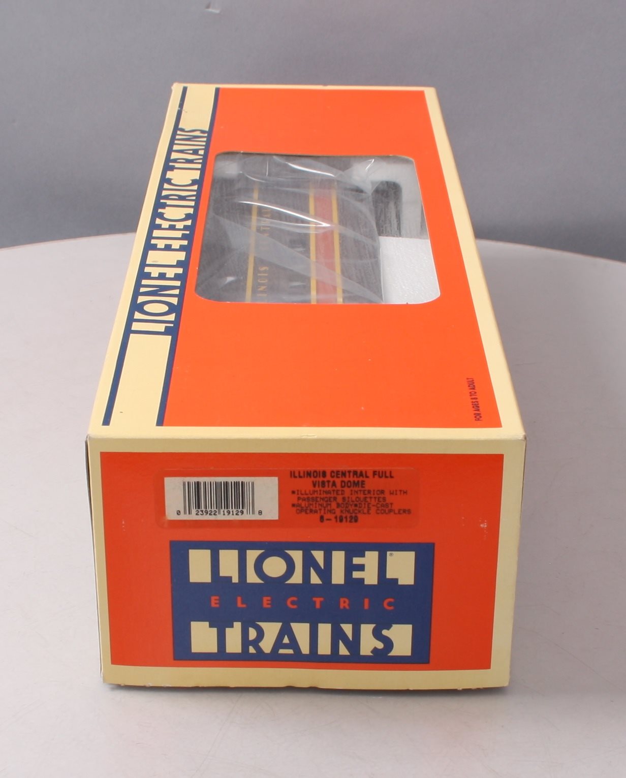 Lionel 6-19129 O Gauge Illinois Central Full Vista Dome Car #9129 LN/Box