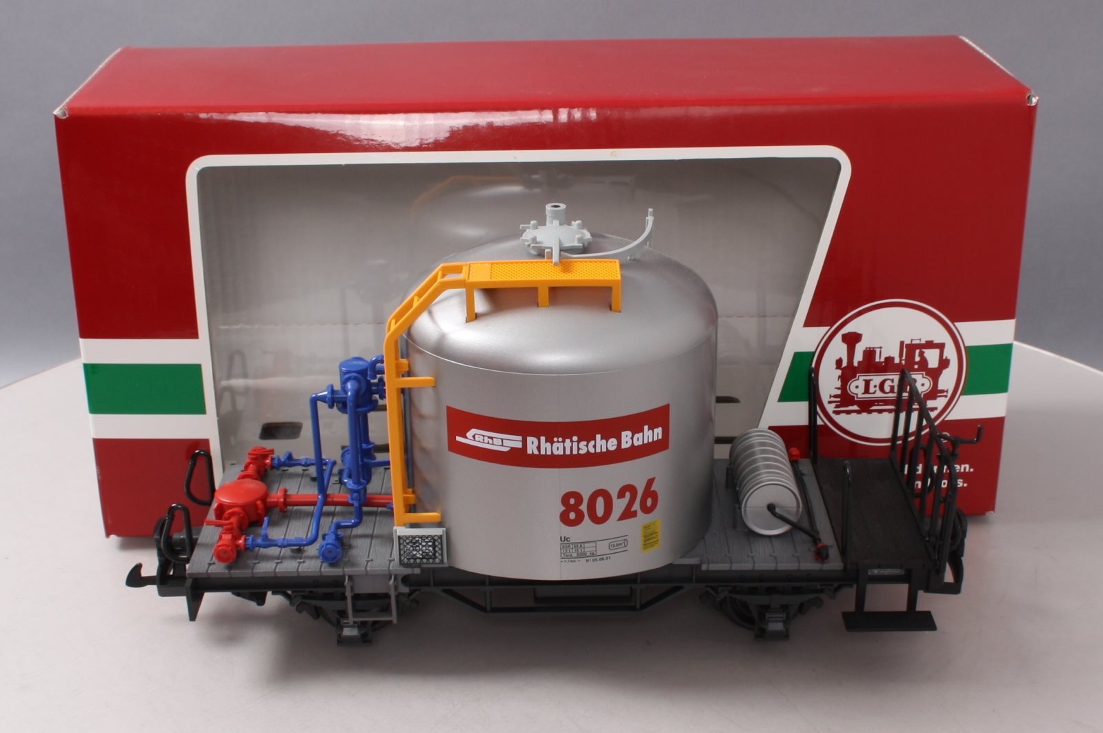 LGB 45253 RhB Cement Silo Car – Trainz