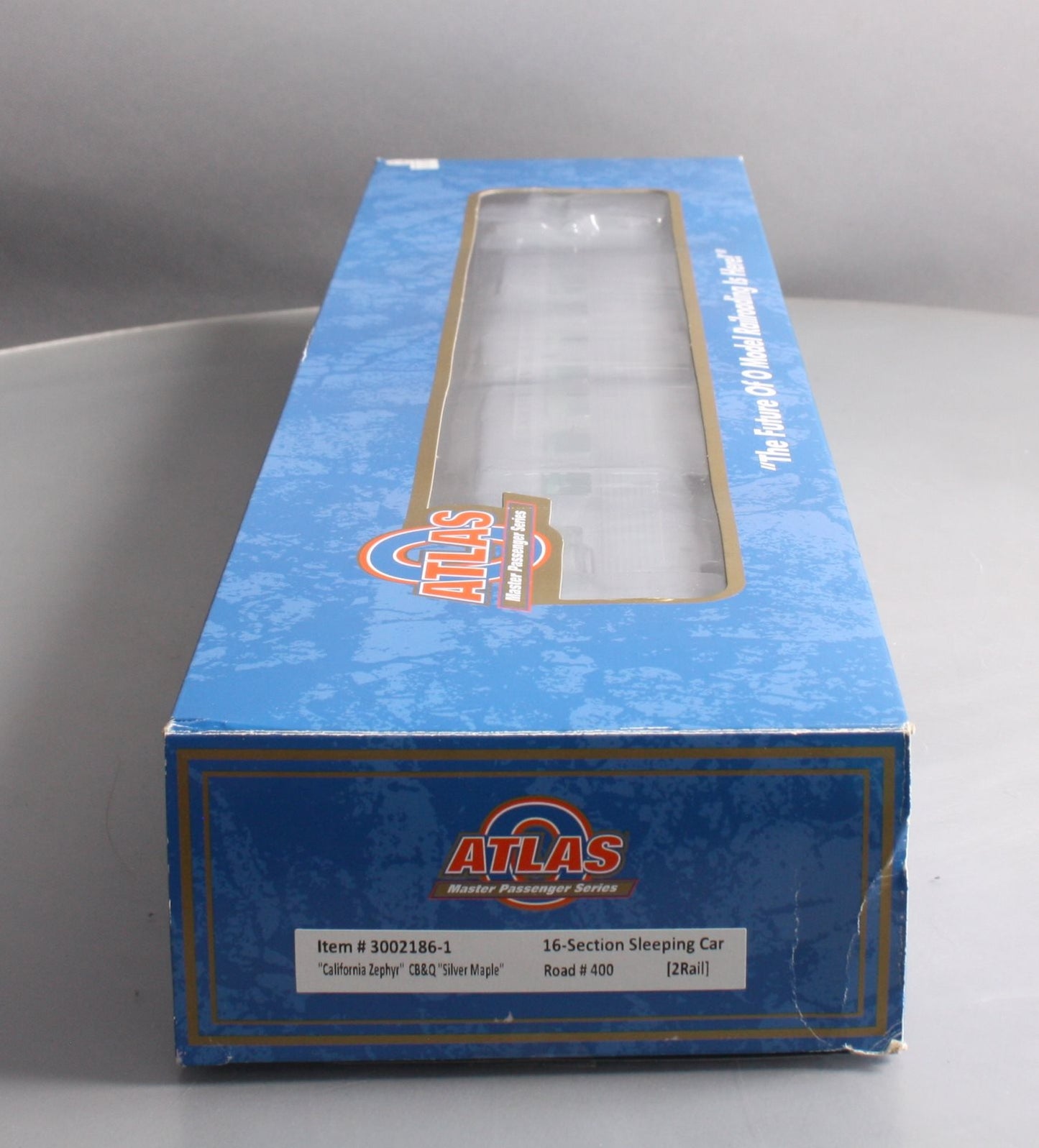 Atlas 3002186-1 O Scale CB&Q CaliZephyr "Silver Maple" Sleeping Car #400 (2Rail)