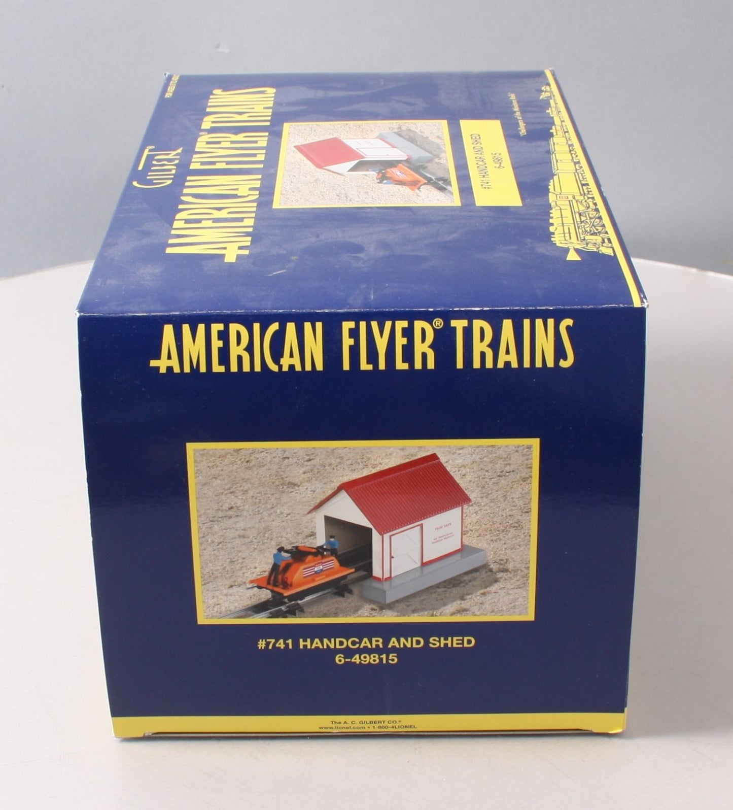 American Flyer 6-49815 S Scale Handcar With Shed #741 NIB