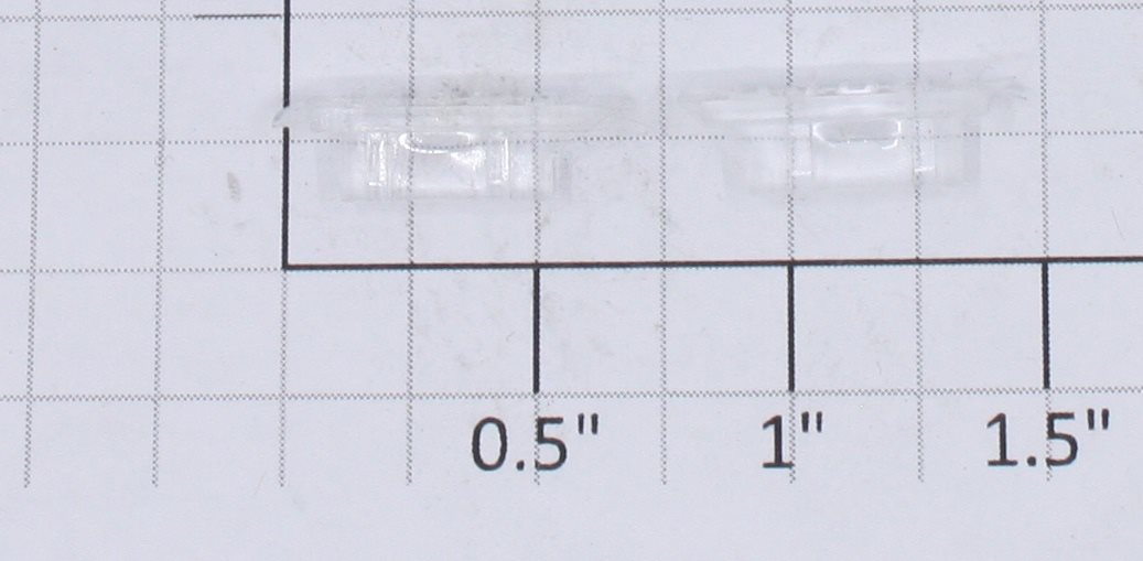 Lionel 8464-6/10 Clear Raised Number Marker Lens/Number Board Set