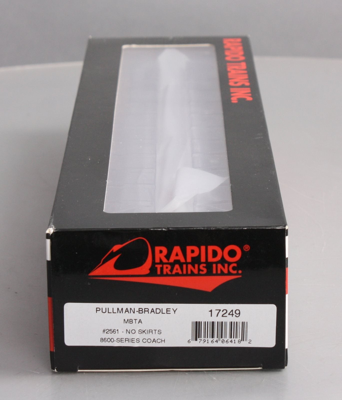 Rapido Trains 017249 HO MBTA NH 8600 Series Coach Car w/o Skirts #2561
