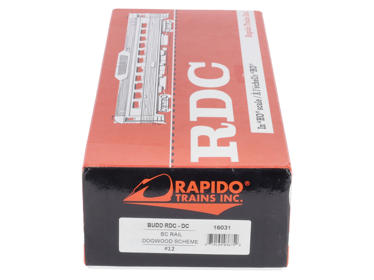 Rapido Trains 16031 HO British Columbia Railway Budd RDC-1 End Fluting #12