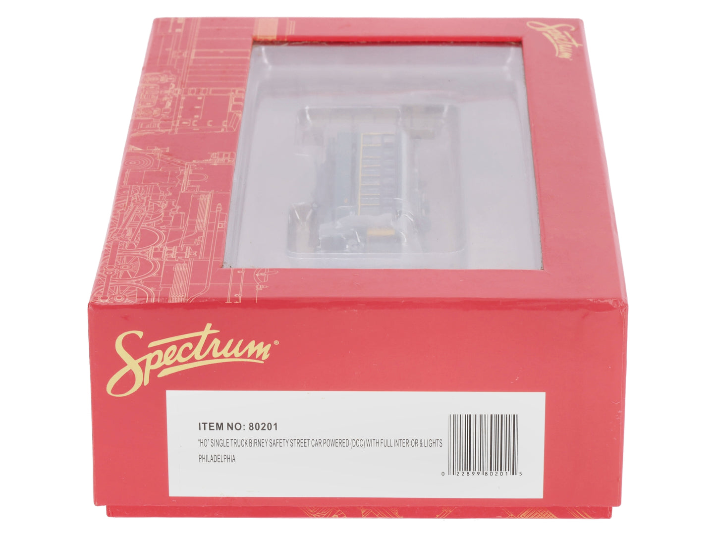 Bachmann 80201 HO Spectrum Birney Streetcar w/DCC, Philadelphia