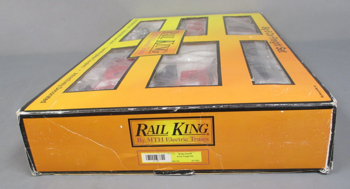 MTH 30-7003 O Gauge Jersey Central Freight Cars (Set of 6) LN/Box