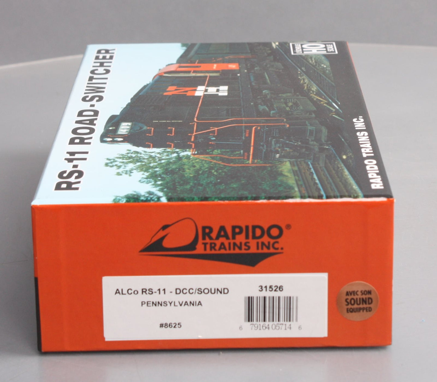 Rapido Trains 31526 HO Pennsylvania RR Alco RS-11 Diesel Locomotive #8625 LN/Box