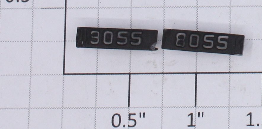 Lionel 8055-6/10 Painted Raised Number Marker Lens/Number Board Set
