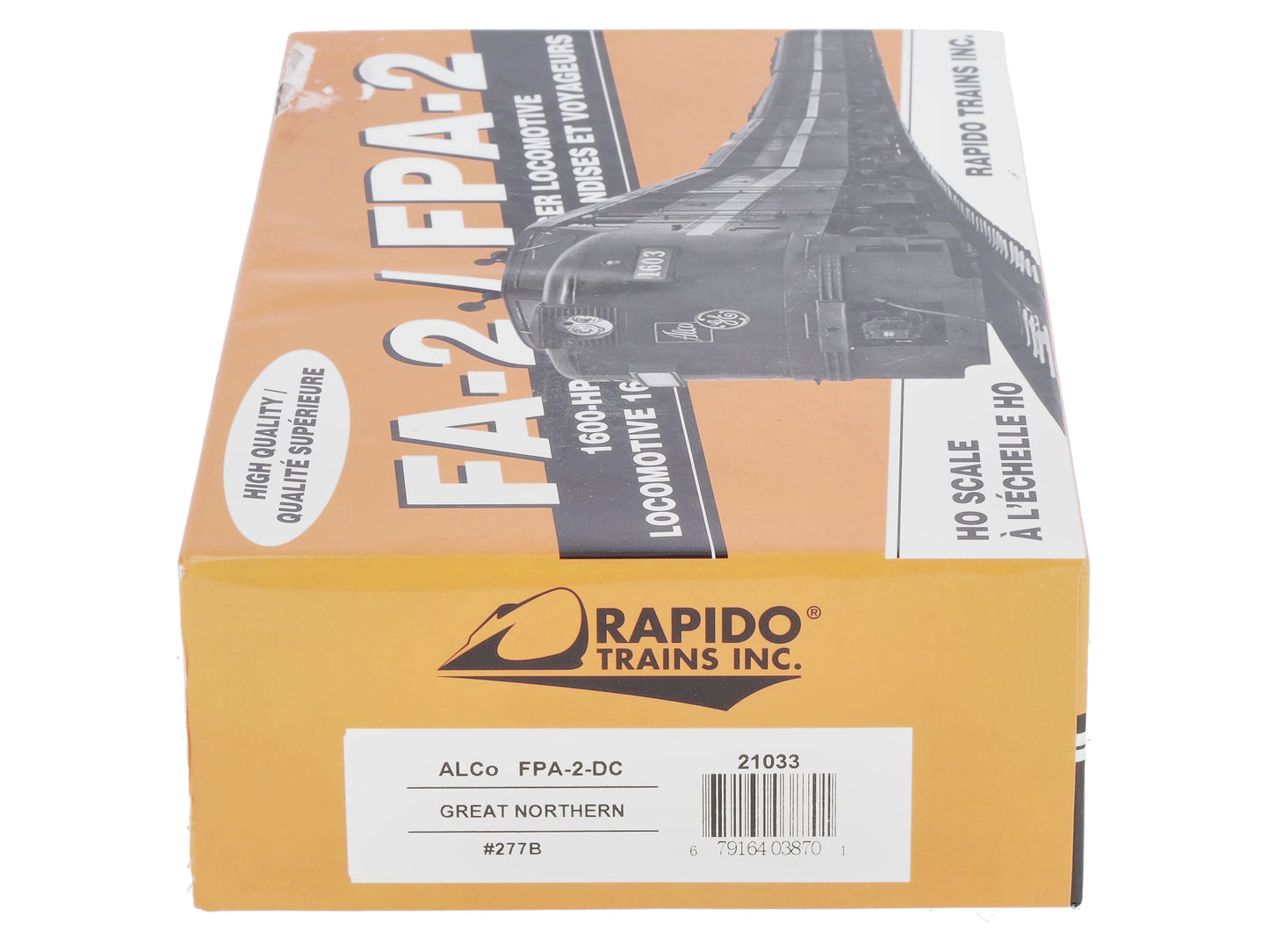 Rapido Trains 21033 HO Great Northern ALCO FPA-2 Diesel Loco Standard DC #277B