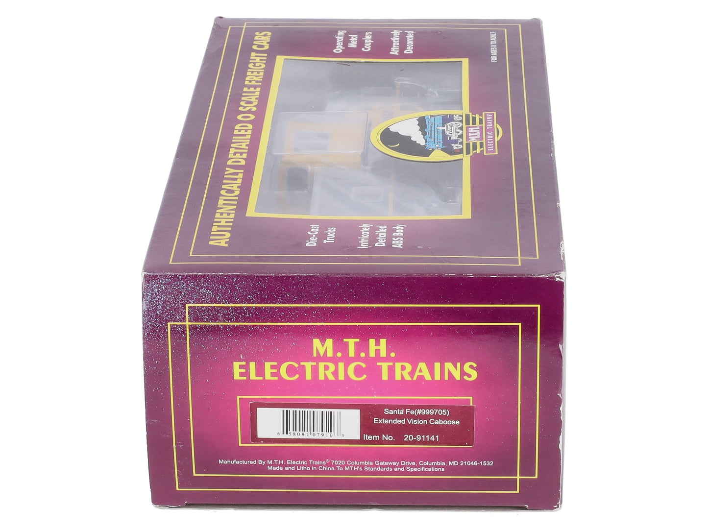 MTH 20-91141 O Santa Fe Extended Vision Caboose LN/Box