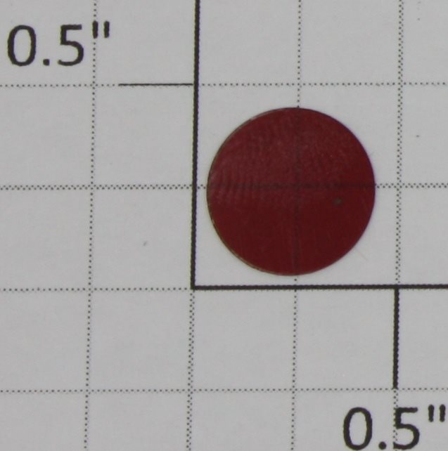 Lionel 400E-91 3/8" Red Transparent Front Boiler Lens