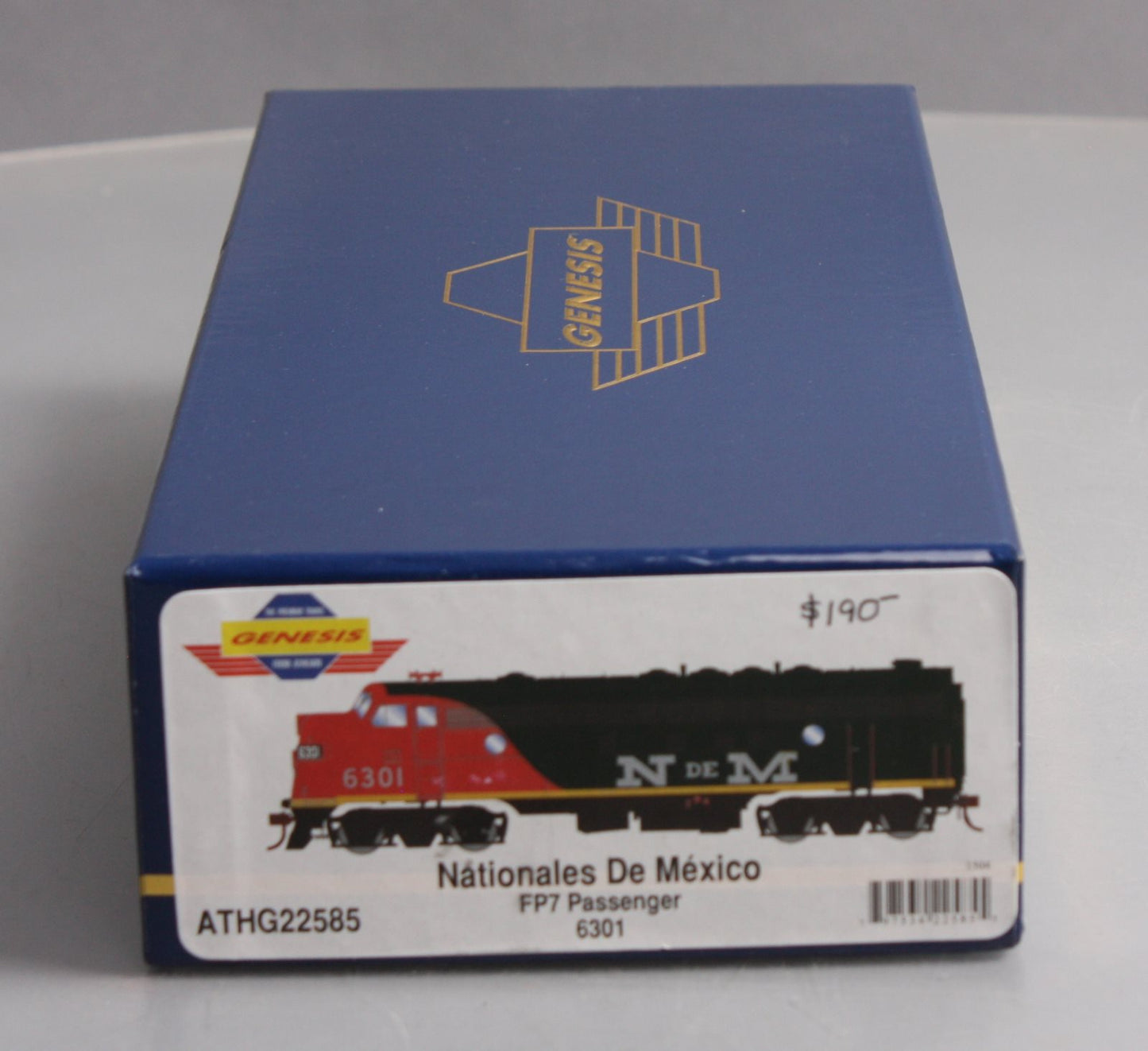 Athearn G22585 HO Nacionales de Mexico EMD FP7A Diesel Locomotive #6301