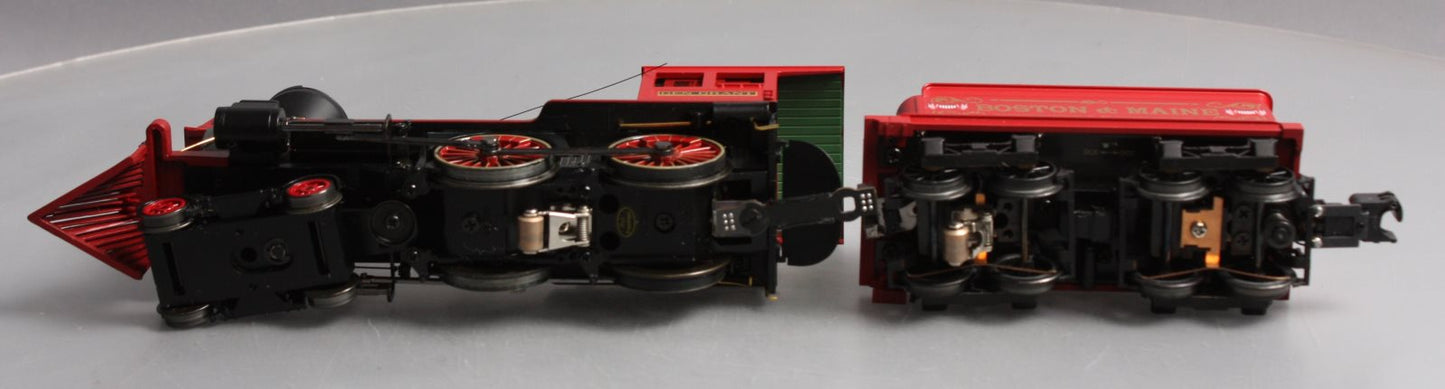 MTH 20-3393-1 Boston & Maine 4-4-0 American Hi-Rail Wheels Steam Loco w/PS3 #41