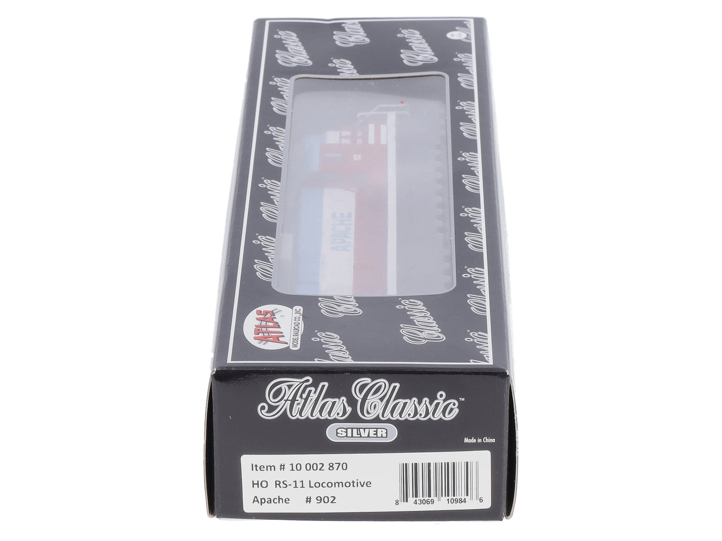 Atlas 10002870 HO Apache RS-11 Diesel Locomotive Silver Series #902