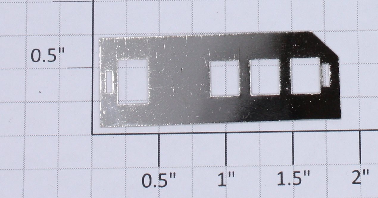 Lionel 385E-11 Nickel Cab Window Fits-392 385 1835