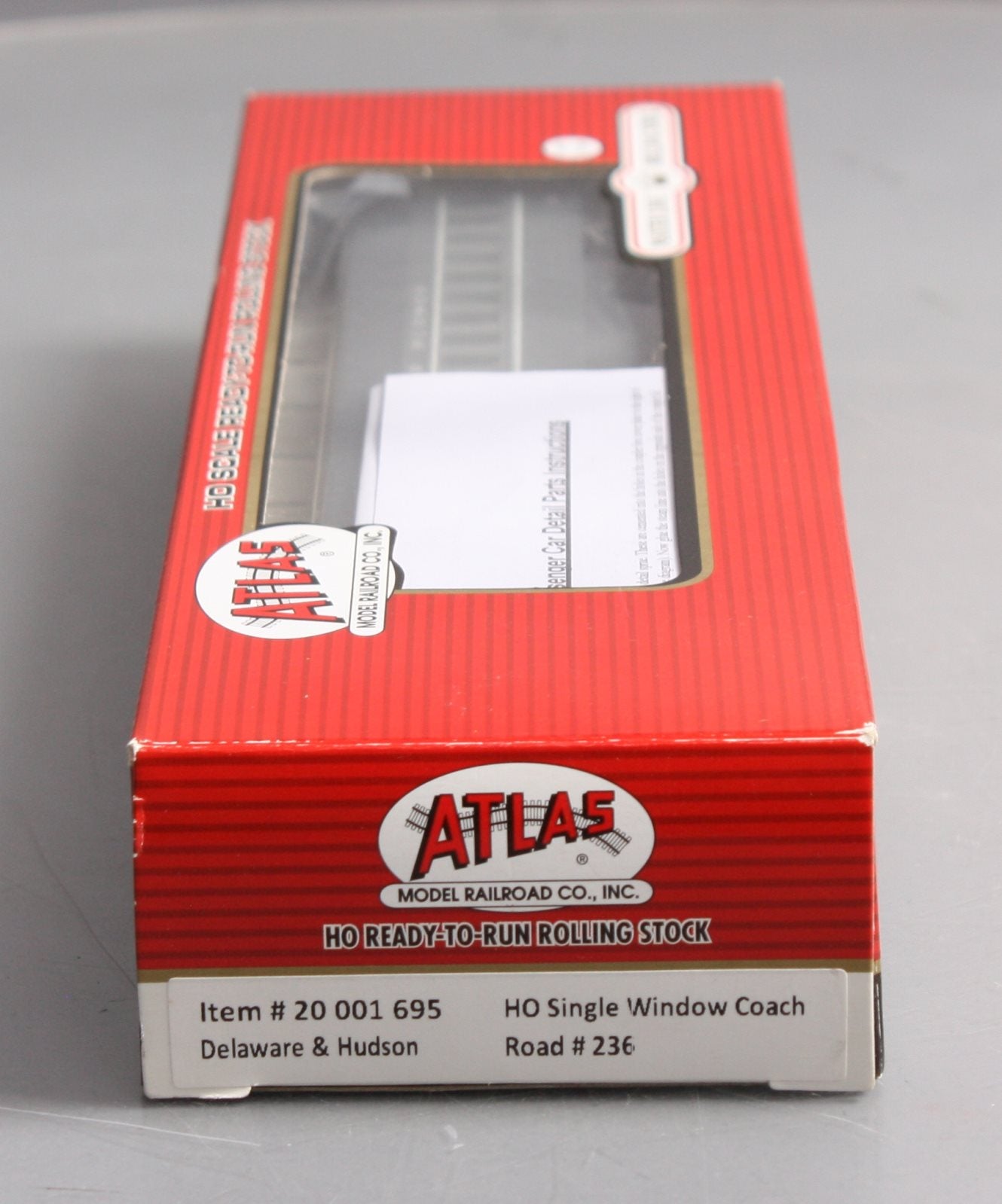 Atlas 20001695 HO Delaware and Hudson Single Window Passenger Coach #236