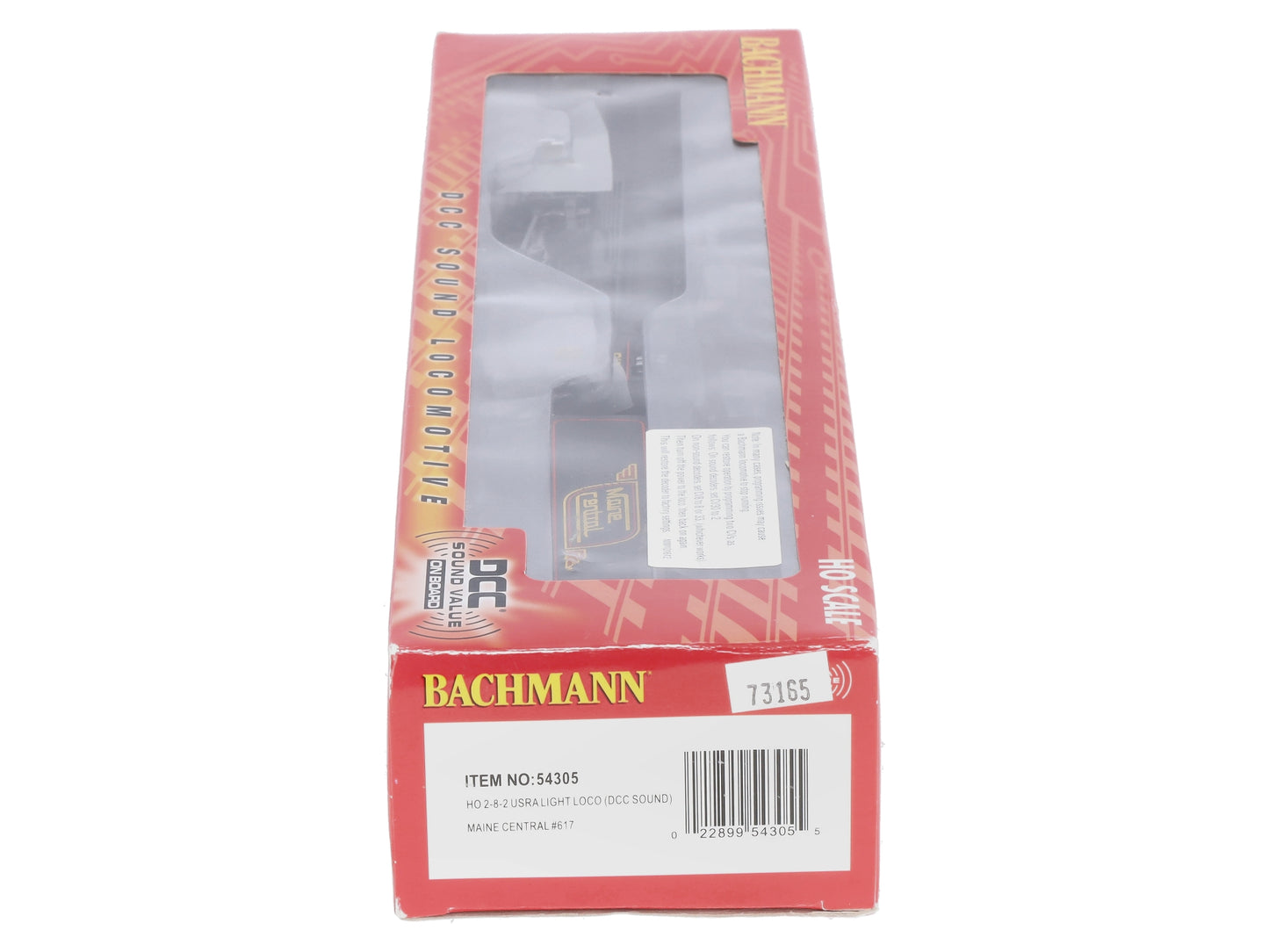 Bachmann 54305 HO MEC 2-8-2 Light Steam Loco w/ Med Tender w/ Sound & DCC #617