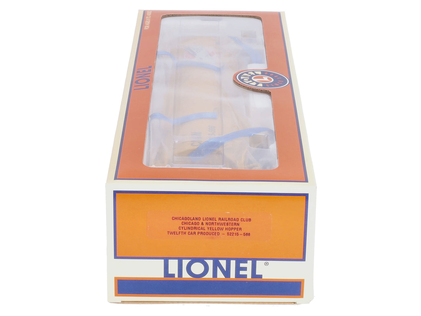 Lionel 6-52215 O Gauge CLRC Chicago & North Western Cylindrical Yellow Hopper LN/Box