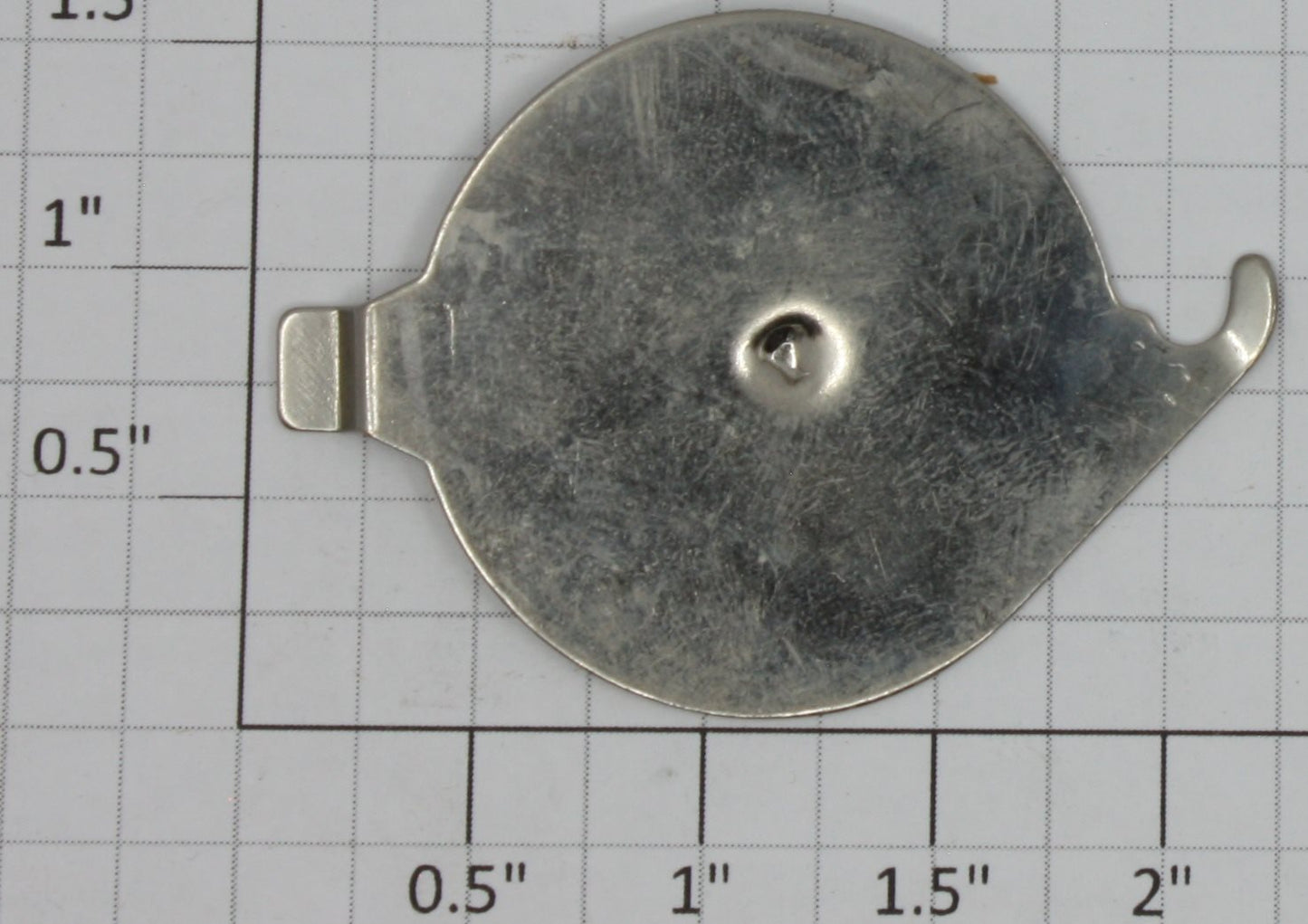 Lionel 2023-38X Plain Battery Cover Plate with Tab