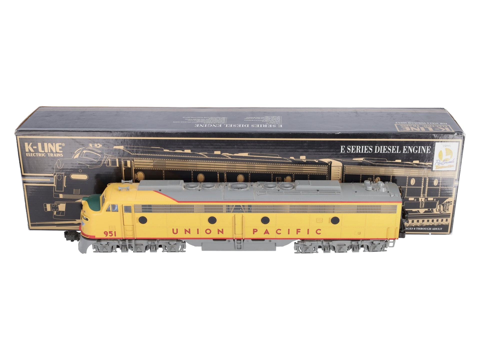 K-Line K-28901S Union Pacific E8 A Diesel Locomotive #951 EX