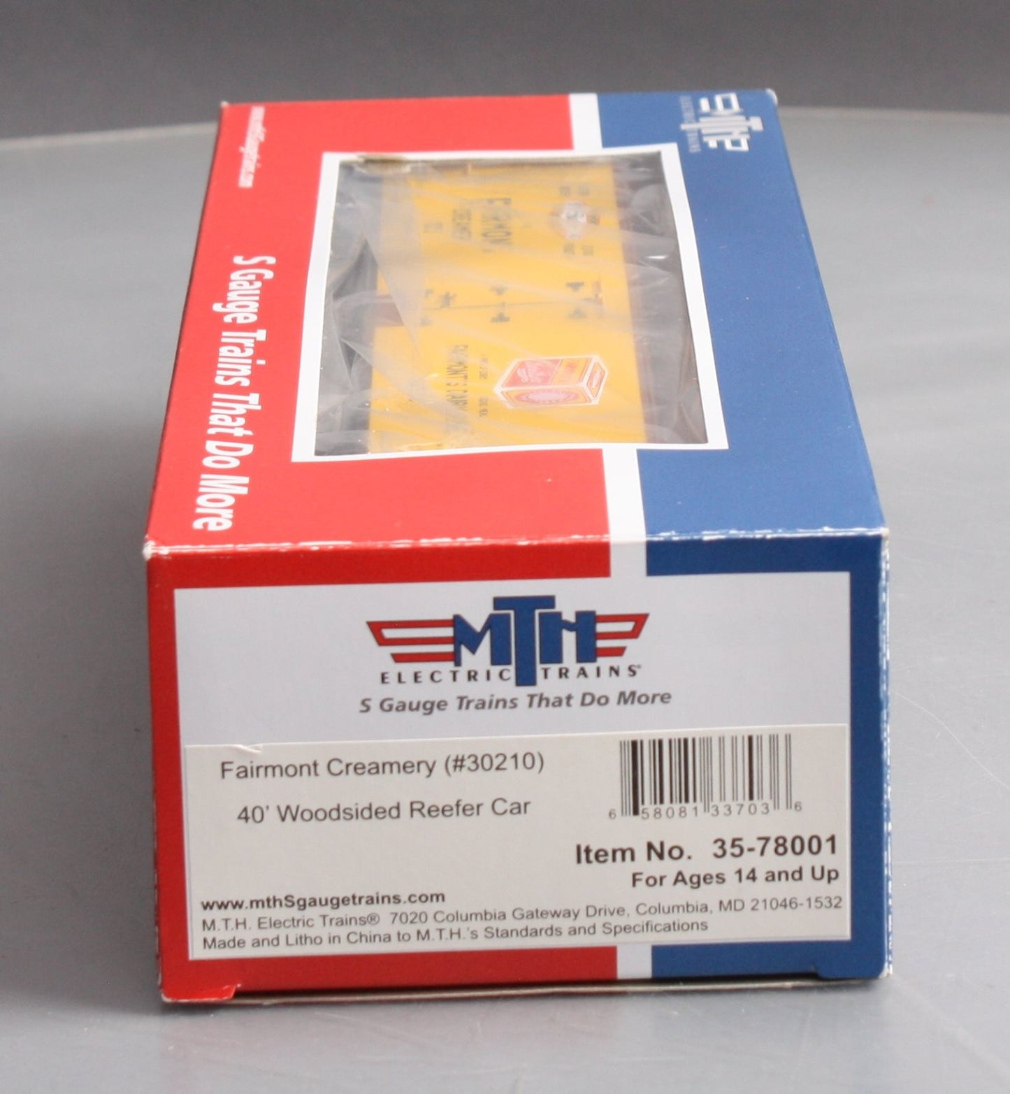 MTH 35-78001 S 40' Woodside Reefer Fairmont Creamery #35-210