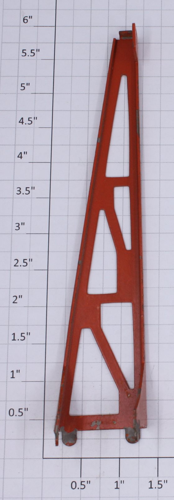 Lionel 342-34 Orange Culvert Loader Front Beam Stanchion
