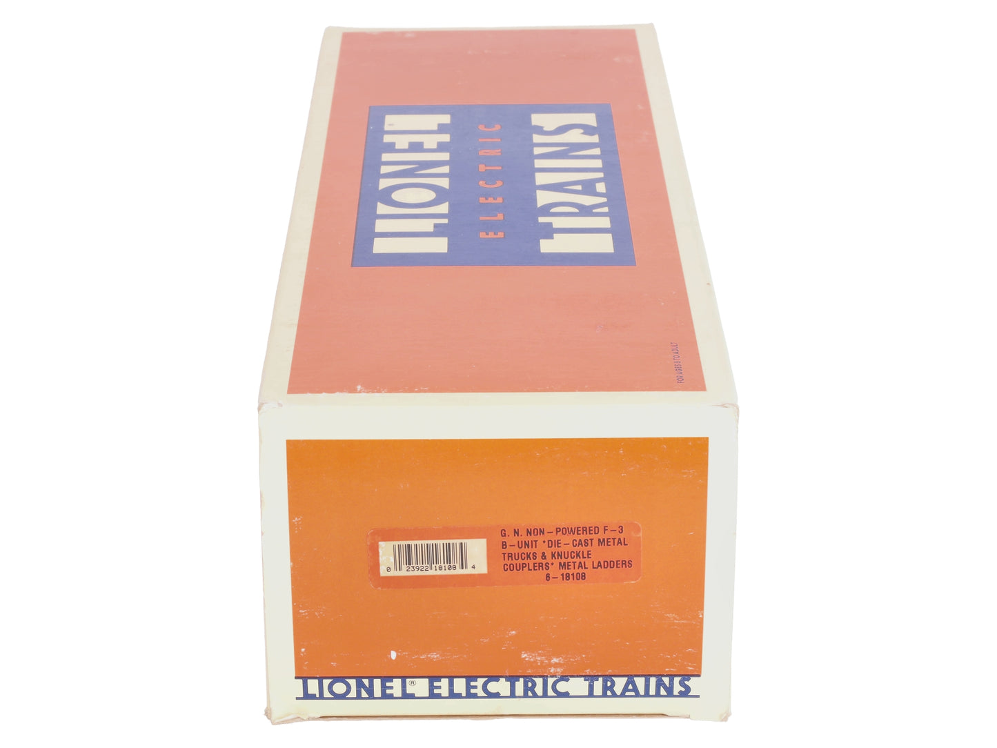 Lionel 6-18108 O Gauge Great Northern F3 B-Unit Dummy Diesel #371-B LN/Box