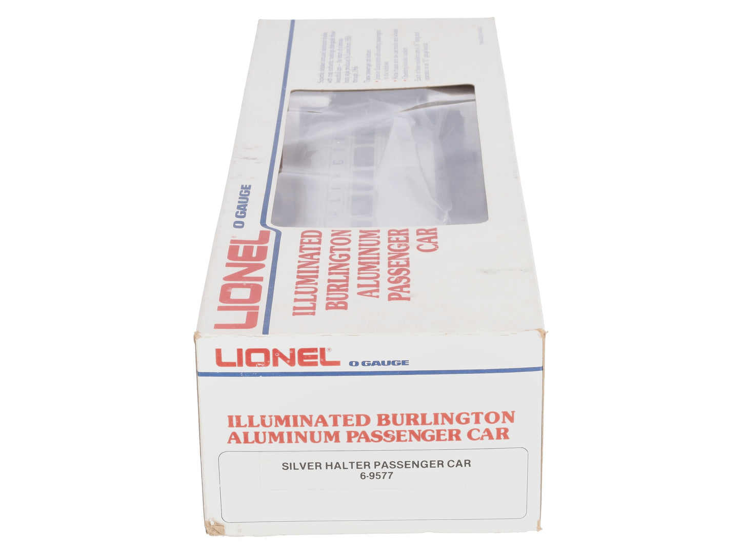 Lionel 6-9577 O Gauge Burlington "Silver Halter" Aluminum Passenger Coach EX/Box