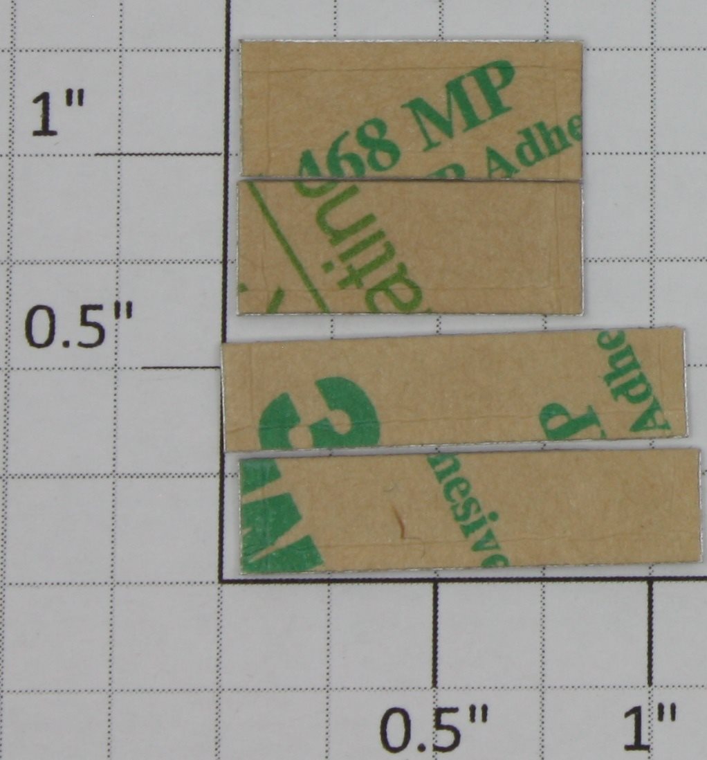 Lionel 517-20 Nickel Lionel and Number Caboose Plates (Set of 4)