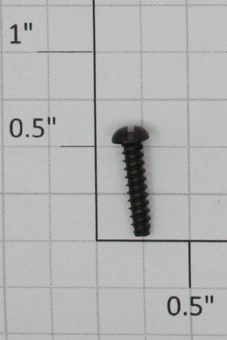 Lionel #4 x 1/2" Black Slotted Round Head Screw