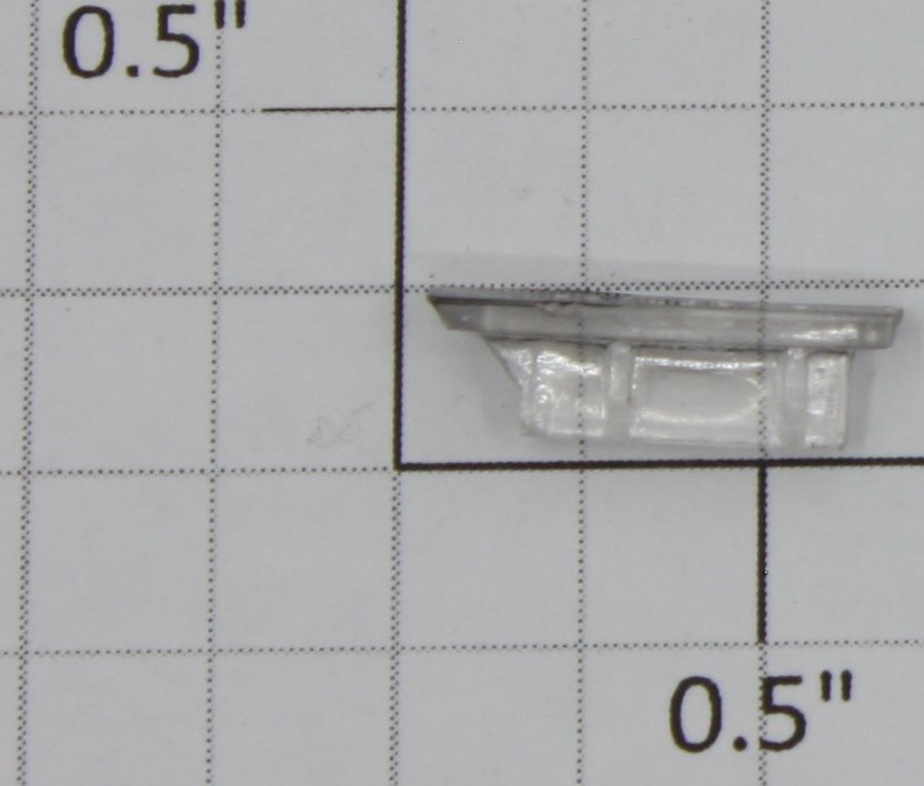 Lionel 8580-33 Illinois Central Black Painted Marker Lens Number Board