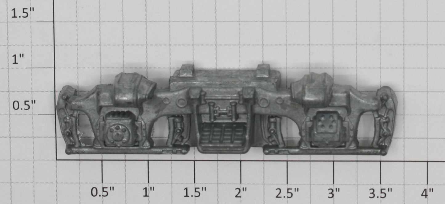 Lionel 2328-88 Unpainted Narrow Crimp GP Truck Side