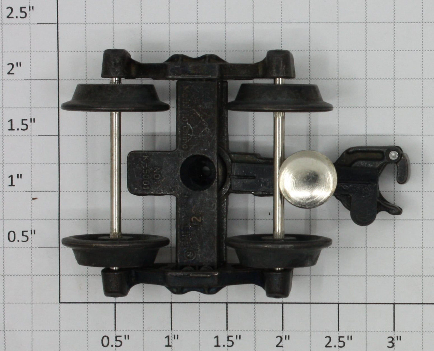 K-Line K5001 Diecast Two Sprung Operating Coupler Truck