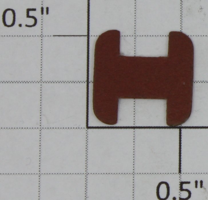 Lionel 1121-44 Red Thick Fiber Rail Switch Insulator