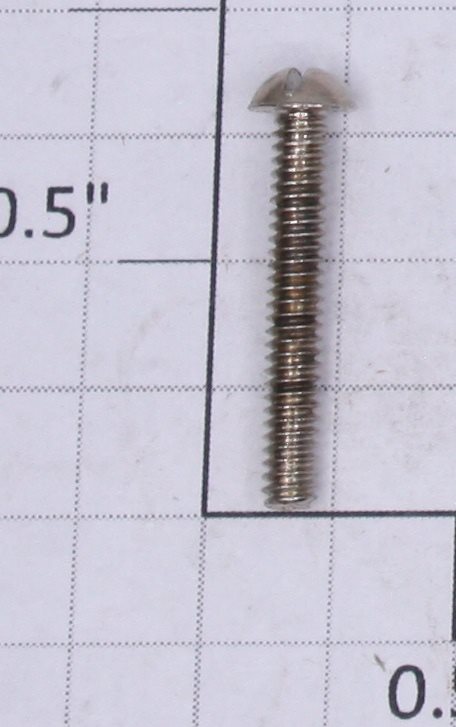 Lionel #4-40 x 3/4" Nickel Slotted Round Head Screw