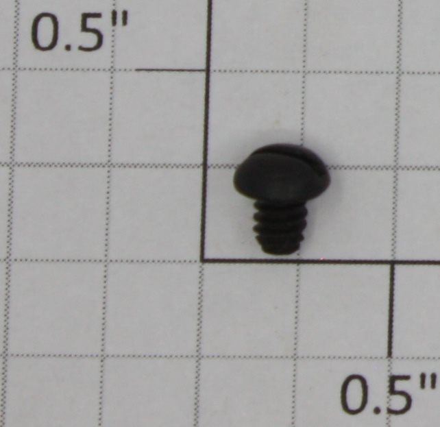 Lionel #6-32 x 3/16" Black Slotted Round Head Screw