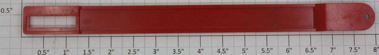 Lionel 3512-31 O Gauge Fire Ladder Car Red Rack Gear Return Arm