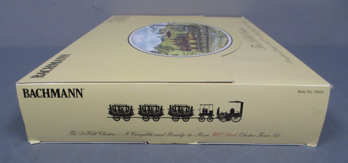 Bachmann 00641 HO Scale DeWitt Clinton Historic Steam Train Set LN/Box