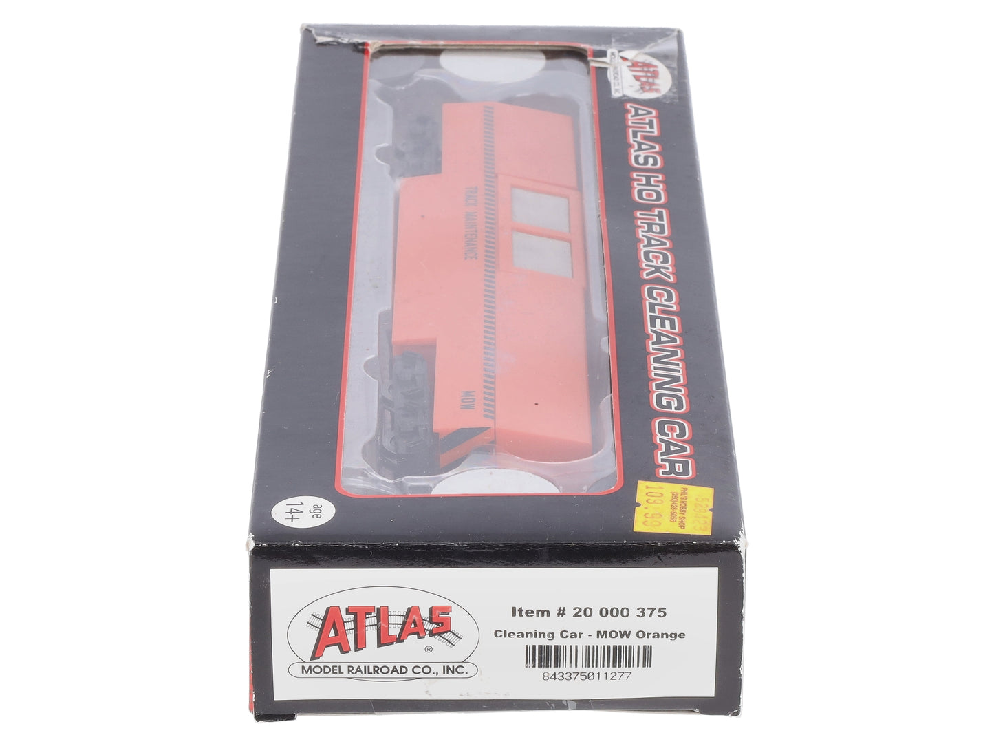 Atlas 20000375 HO Orange MOW Track Clean Car