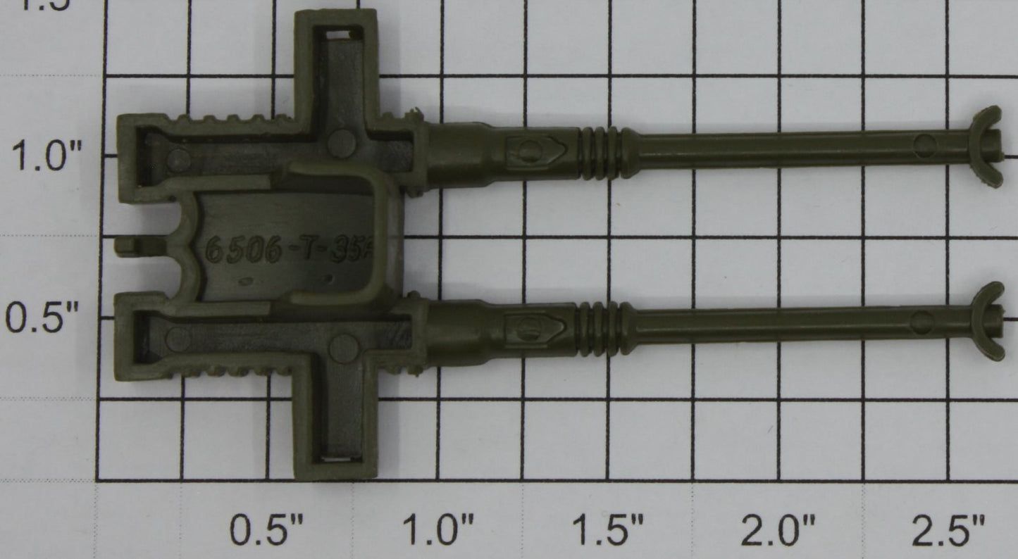 Lionel 6506-T-35 O Gauge Army Green Security Car 50 Caliber Gun