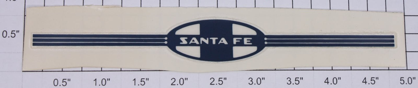 Lionel 8265-10 Blue Santa Fe Nose Sticker Decal