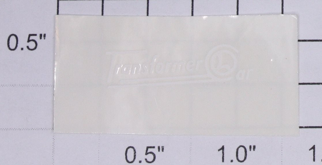 Lionel 111-1 White Lettering Transformer Sticker Decal