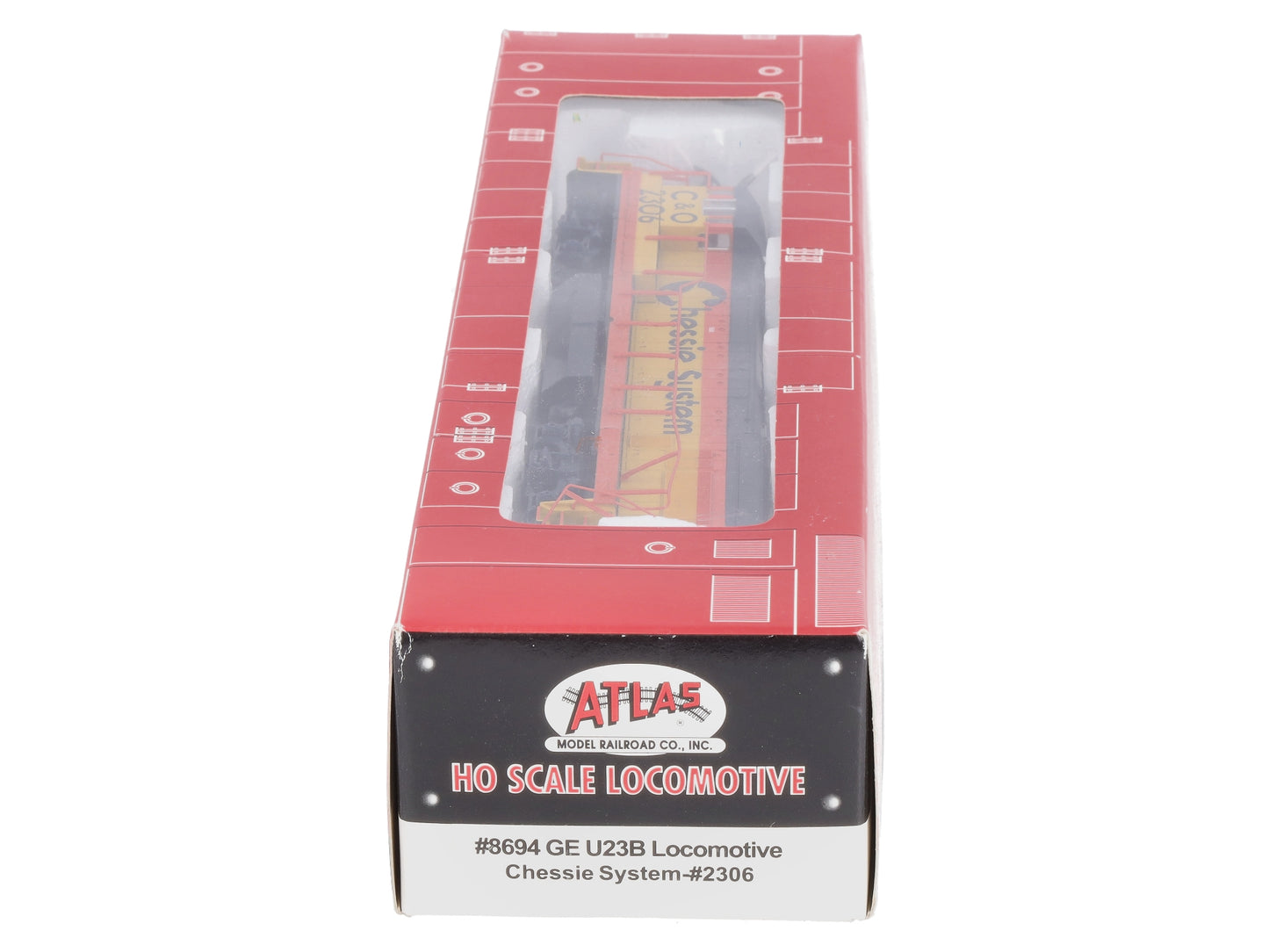 Atlas 8694 HO Scale Chessie System GE U23B Diesel Locomotive #2306