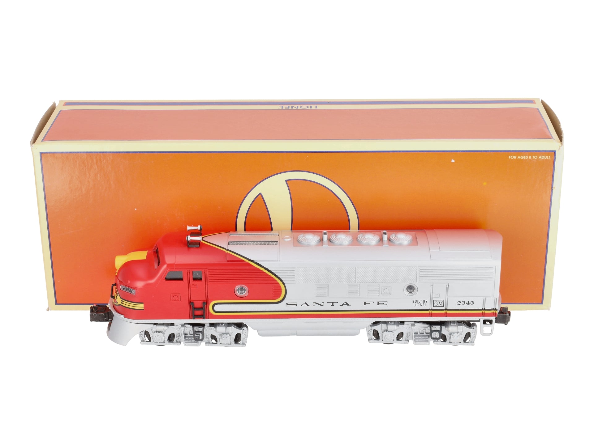 Lionel 6-18128 O Gauge Santa Fe F-3 A Powered Diesel Locomotive