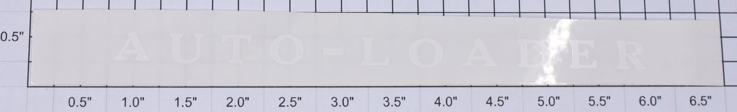 Lionel 6414-15 White Lettering "Auto Loader" Sticker Decal