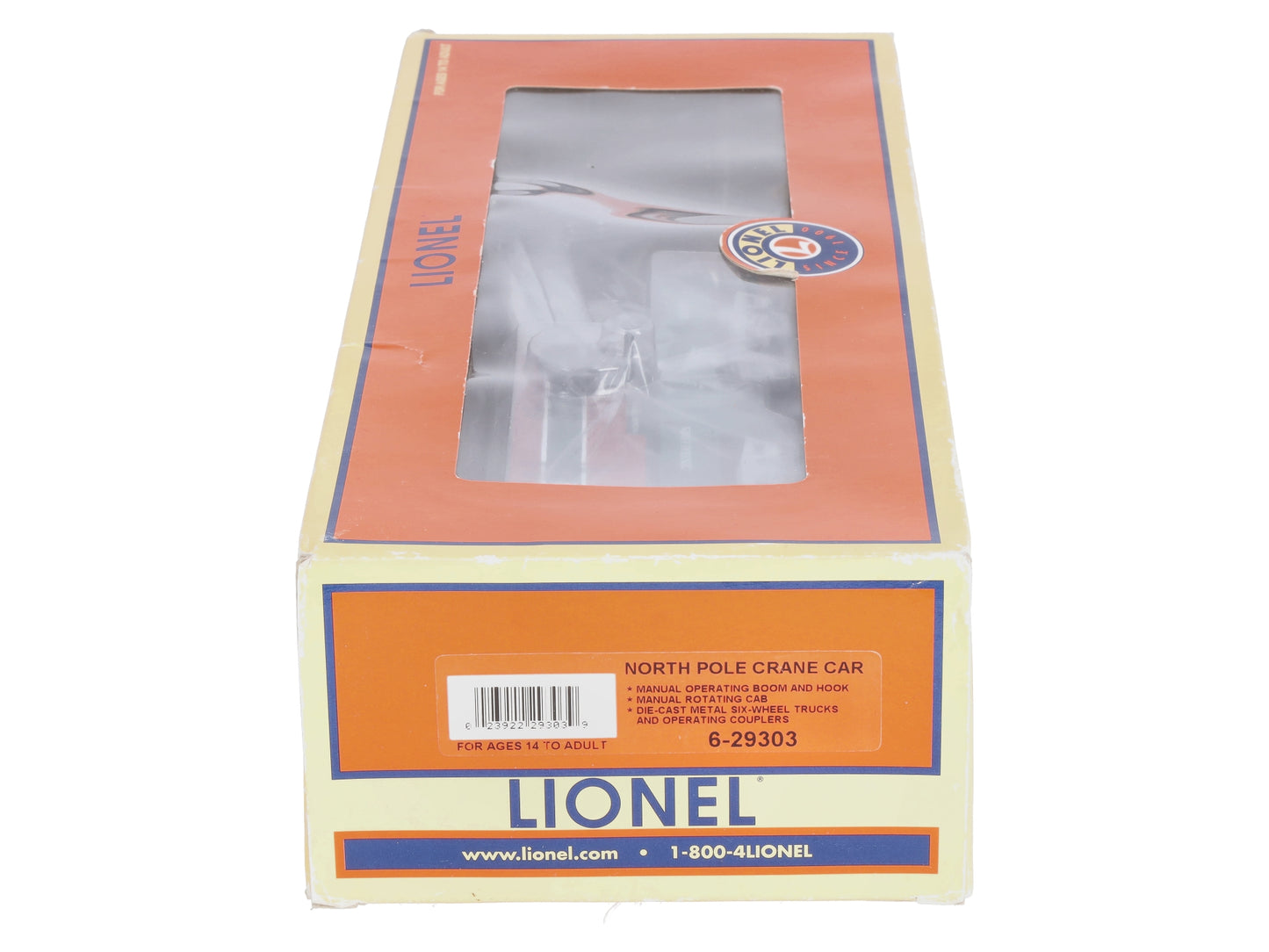 Lionel 6-29303 O Gauge North Pole Central Crane Car