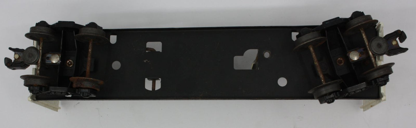 Lionel 6470-14 White Exploding Boxcar Frame and Trucks with Ends