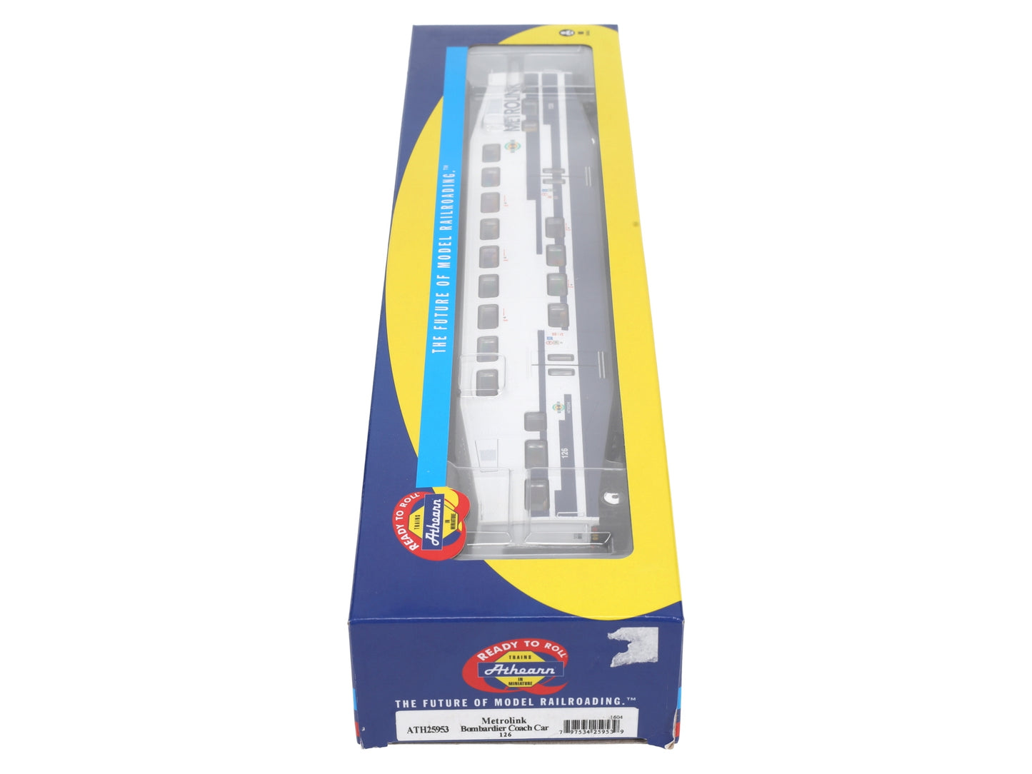 Athearn 25953 HO Metrolink RTR Bombardier Coach #126